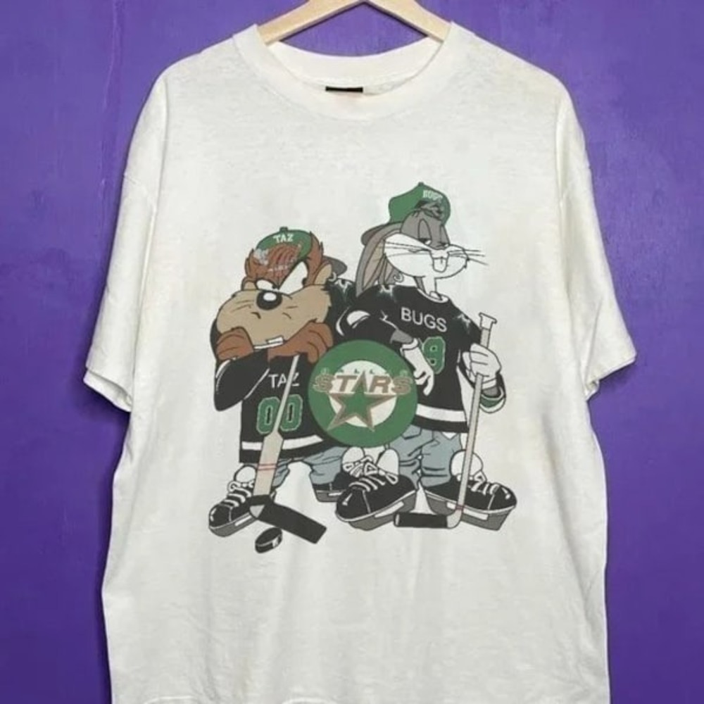 Nhl Dallas Stars Looney Tunes Unisex Tshirt Gift For Fan